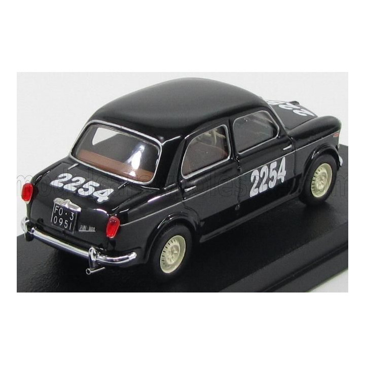 RIO MODELS FIAT 1100/103 N 2254 MILLE MIGLIA 1955 O.MORELLI - BLACK 1/43