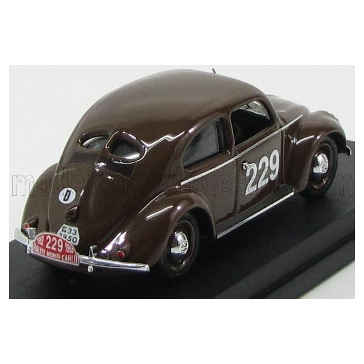 RIO MODELS VOLKSWAGEN BEETLE N 229 RALLY MONTECARLO 1952 NATHAN - SCHELLHAAS - BROWN 1/43