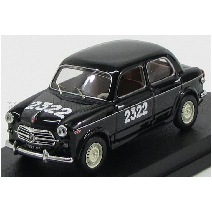 RIO MODELS FIAT 1100/103 N 2322 MILLE MIGLIA 1955 TAGLIANI - DE ANGELIS - BLACK 1/43