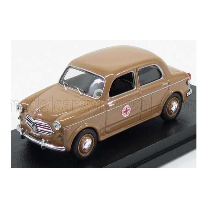 RIO MODELS FIAT 1100/103 CROCE ROSSA ITALIANA C.R.I. AMBULANZA 1956 - CREAM 1/43