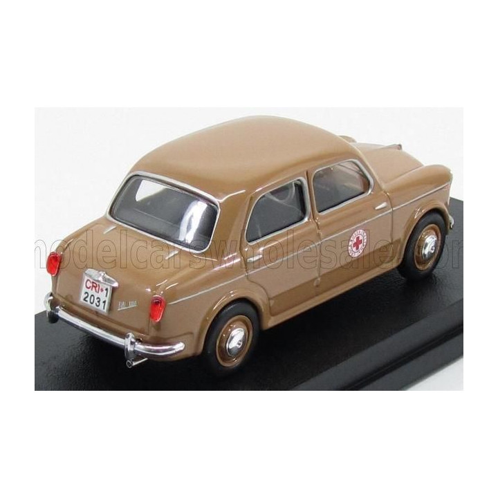 RIO MODELS FIAT 1100/103 CROCE ROSSA ITALIANA C.R.I. AMBULANZA 1956 - CREAM 1/43