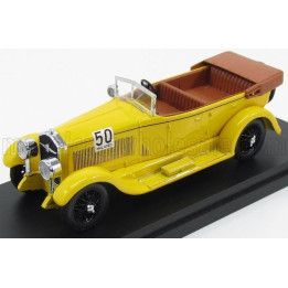 RIO MODELS ISOTTA FRASCHINI 8A SPIDER N 50 WINNER RALLY MILANO - SANREMO 1933 ROSALINDA BIANCHI ANDERLONI - YELLOW 1/43