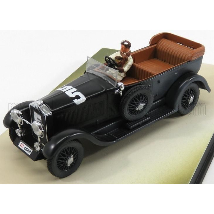 RIO MODELS ISOTTA FRASCHINI TORPEDO 8A CABRIOLET N 5 MILLE MIGLIA 1927 MAGGI - MASERATI - WITH FIGURE - 90th ANNIVERSARY MILLE M