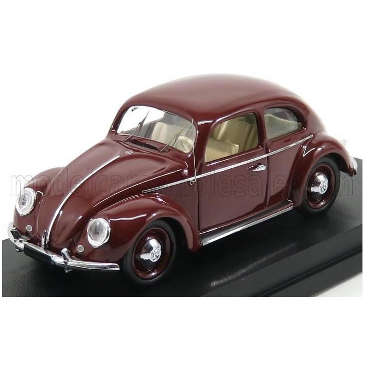 RIO MODELS VOLKSWAGEN MAGGIOLINO BEETLE 1200 DE LUXE 1953 - BORDEAUX 1/43