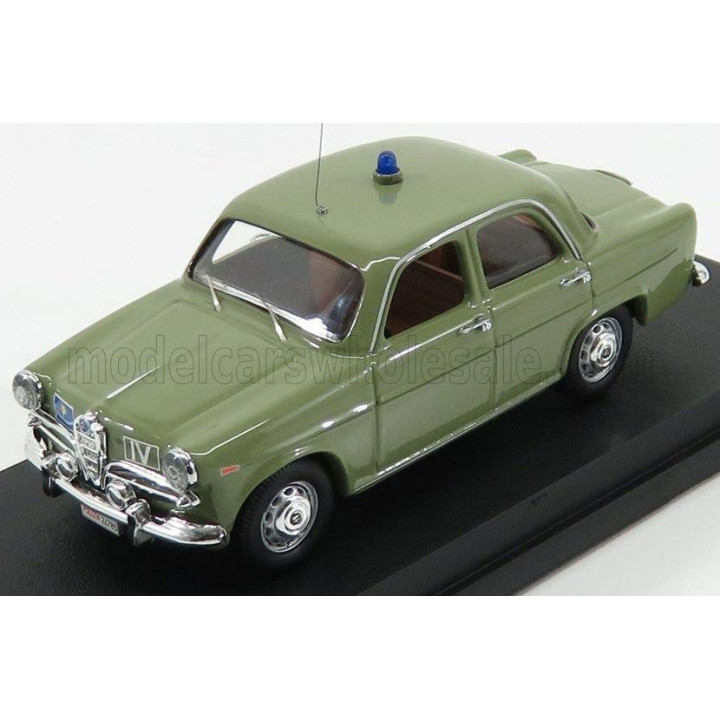 RIO MODELS ALFA ROMEO GIULIETTA POLIZIA MUSEO DI ROMA 1961 - GREEN 1/43