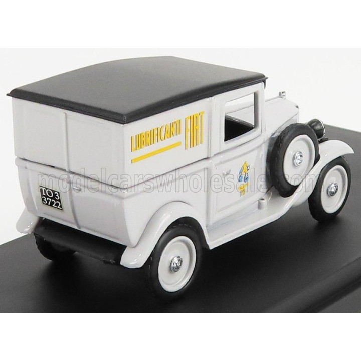 RIO MODELS FIAT 508 BALILLA VAN FIAT LUBRIFICANTI 1935 - GREY BLACK 1/43