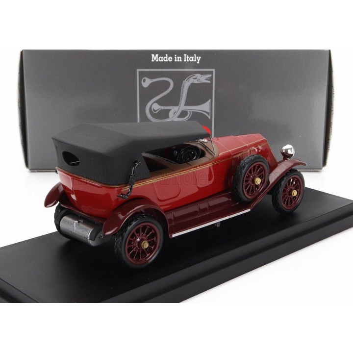 RIO MODELS RENAULT 40 CV TORPEDO CABRIOLET CLOSED 1923 - RED BLACK 1/43