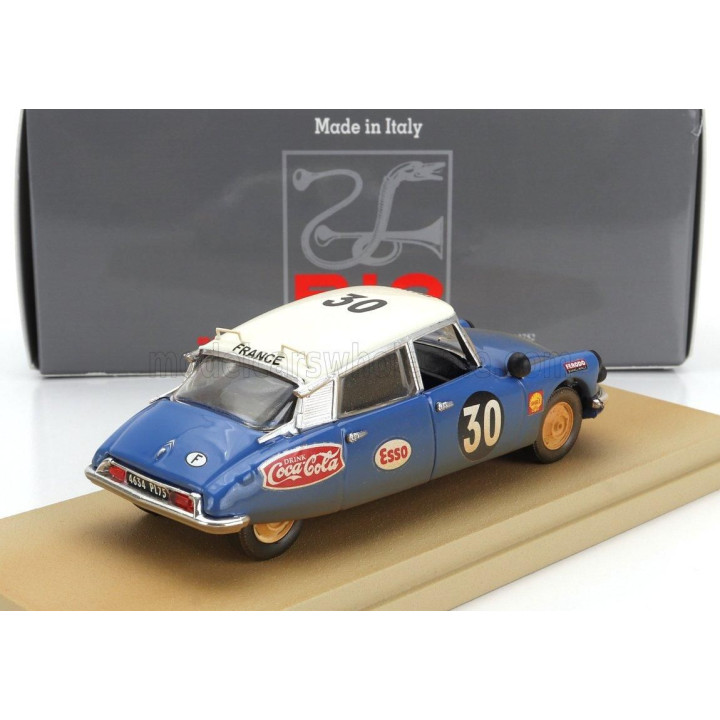 RIO MODELS CITROEN DS19 (dirty and night version) N 30 RALLY EAST AFRICAN SAFARI 1965 BOB NEYRET - JACQUES TERRAMORSI - BLUE WHI