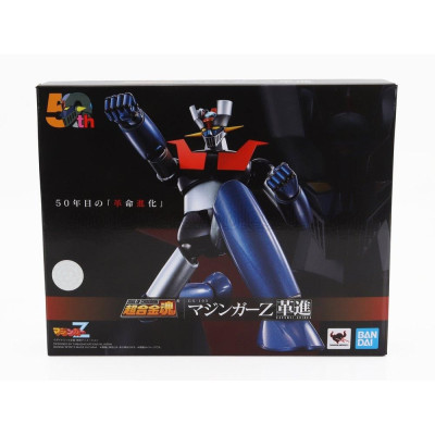 ROBOT BANDAI METAL - MAZINGA Z - GX-105 FIGURE MAZINGER Z ROBOT - KAKU SHIN - BLUE SILVER RED BLACK