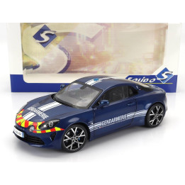 SOLIDO ALPINE ALPINE A110 GENDARMERIE POLICE COUPE 2023 - BLUE 1/18