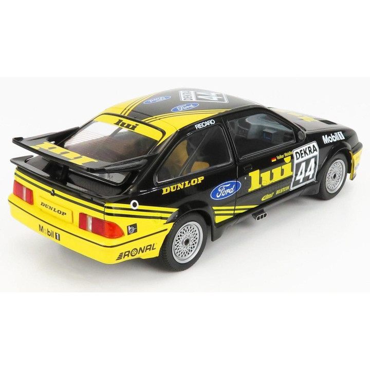 SOLIDO FORD ENGLAND SIERRA RS500 COSWORTH N 44 24h NURBURGRING 1989 V.WEIDLER - BLACK YELLOW 1/18