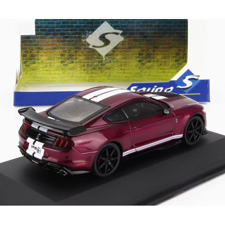 SOLIDO FORD USA MUSTANG SHELBY GT500 COUPE FAST TRACK 2020 - PURPLE 1/43
