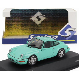 SOLIDO PORSCHE 911 964 RS CLUBSPORT COUPE 1994 - LIGHT GREEN 1/43