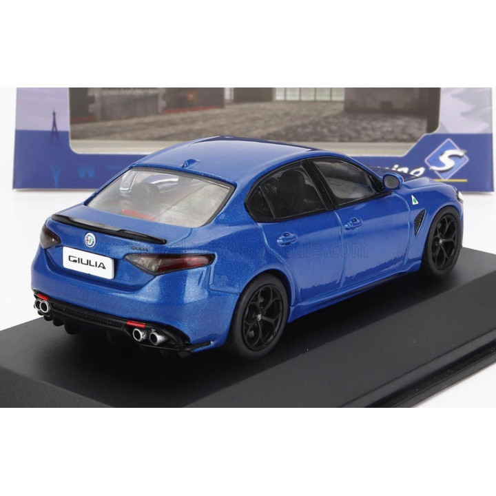 SOLIDO ALFA ROMEO GIULIA QUADRIFOGLIO 2016 - BLUE 1/43