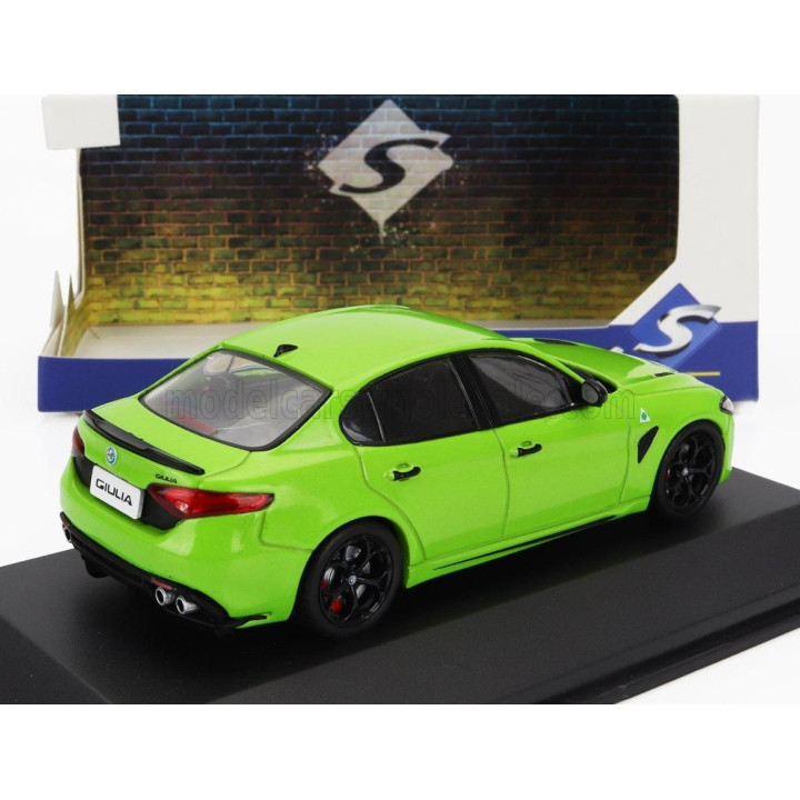 SOLIDO ALFA ROMEO GIULIA QUADRIFOGLIO 2.9L BITURBO 2020 - GREEN 1/43