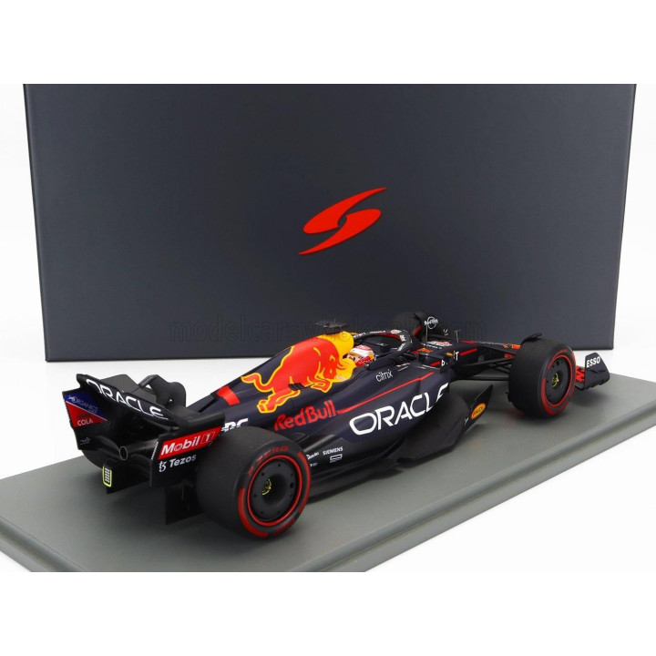 SPARK MODEL RED BULL F1  RB18 TEAM ORACLE RED BULL RACING N 1 WINNER DUTCH GP WORLD CHAMPION 2022 - 30th VICTORY MAX VERSTAPPEN 