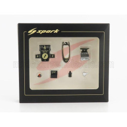 SPARK MODEL ACCESSORIES F1  SET LOTUS 72DJPS N 1 EMERSON FITTIPALDI SEASON 1972 WORLD CHAMPION - BLACK GOLD MET 1/43