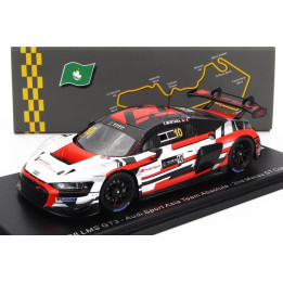 SPARK MODEL AUDI R8 LMS GT3 TEAM AUDI SPORT ASIA ABSOLUTE N 10 2nd GT CUP MACAU 2022 E.MORTARA - WHITE RED 1/43