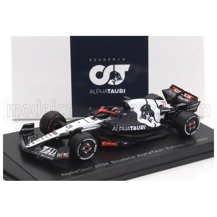 SPARK MODEL ALPHA TAURI F1  AT04 TEAM ALPHA TAURI N 21 SEASON 2023 NYCK DE VRIES - BLUE WHITE 1/64