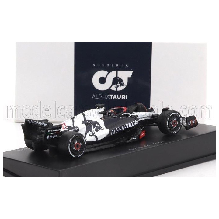 SPARK MODEL ALPHA TAURI F1  AT04 TEAM ALPHA TAURI N 21 SEASON 2023 NYCK DE VRIES - BLUE WHITE 1/64