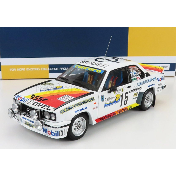 SUN STAR OPEL ASCONA 400 (night version) N 15 WINNER RALLY INTERNAZIONALE DELLA LANA 1982 M.BIASION - RUDY - WHITE 1/18