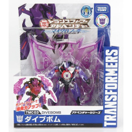 TAKARA TOMY TAKARA-TOMY TRANSFORMERS ADVENTURE TMC03 DAIBUBOMU CM. 6.0 - PURPLE BLACK 1/64