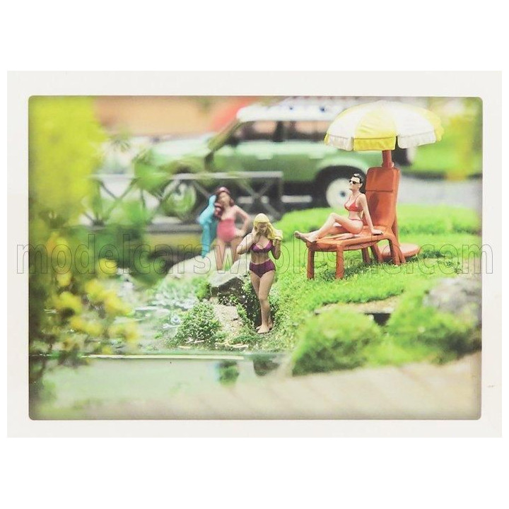 TARMAC ACCESSORIES DIORAMA FIGURES BEACH GILS - VARIOUS 1/64