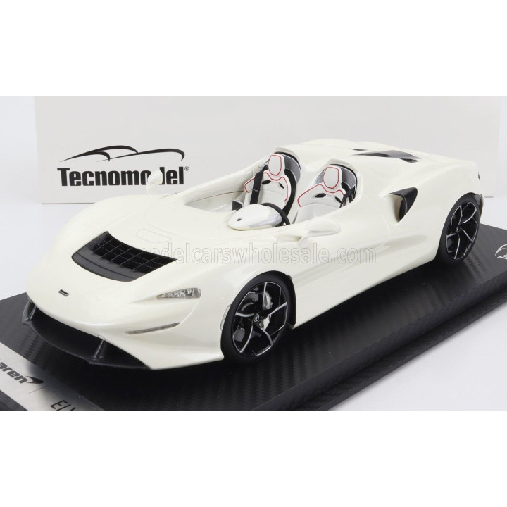 TECNOMODEL McLAREN ELVA 2020 - PEARL WHITE 1/18