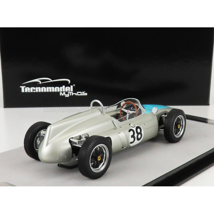 TECNOMODEL COOPER F1  T53 N 38 GERMAN GP 1961 B.COLLOMB - SILVER 1/18