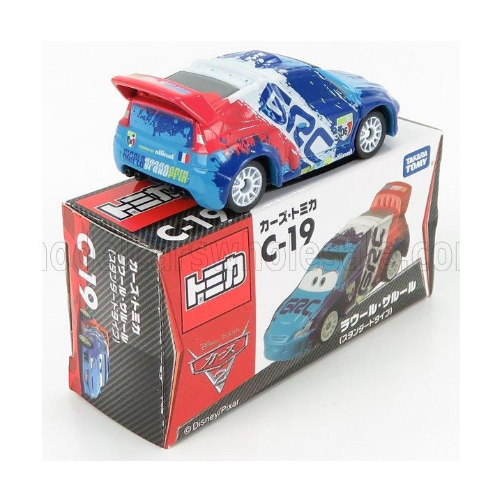 TOMICA WALT DISNEY PIXAR CARS - RAOUL CAROUL - BLUE WHITE RED 1/64