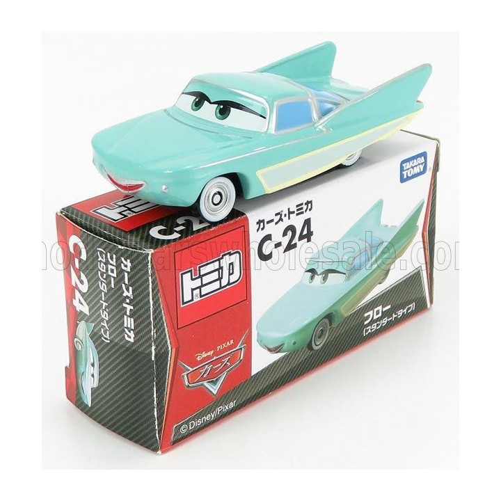 TOMICA WALT DISNEY PIXAR CARS - FLO - VERY LIGHT GREEN 1/64