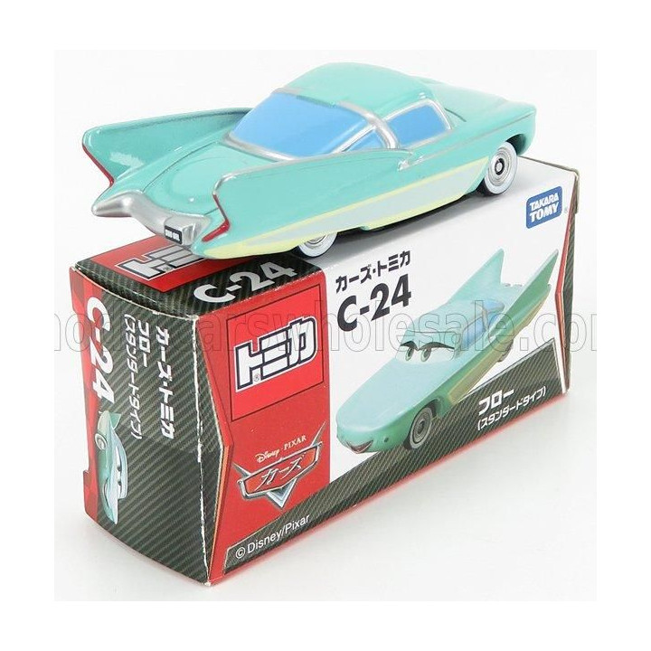TOMICA WALT DISNEY PIXAR CARS - FLO - VERY LIGHT GREEN 1/64