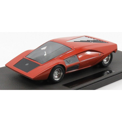 TOPMARQUES LANCIA STRATOS ZERO CONCEPT 1970 - REDDISH BROWN 1/12