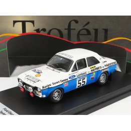 TROFEU FORD ENGLAND ESCORT MKI N 55 RALLY RAC 1974 J.TAYLOR - J.CHITTY - WHITE BLUE 1/43