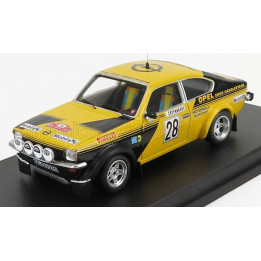 TROFEU OPEL KADETT C GT/E (night version) N 28 RALLY MONTECARLO 1976 ANDERS KULLANG - CLAES GORAN ANDERSSON - YELLOW BLACK 1/43