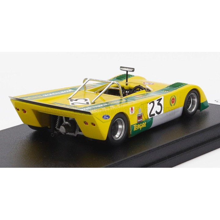 TROFEU CHEVRON B21 FVC COSWORTH N 23 RALLY VILA REAL 1972 PACO JOSA - YELLOW GREEN 1/43