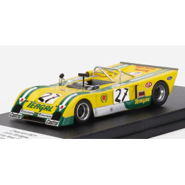 TROFEU CHEVRON B21 FVC COSWORTH N 27 RALLY VILA REAL 1972 JOHN BRIDGES - YELLOW GREEN 1/43