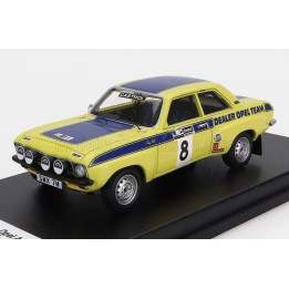 TROFEU OPEL ASCONA (night version) N 8 RALLY WELSH 1974 T.FALL - M.BROAD - YELLOW BLUE 1/43