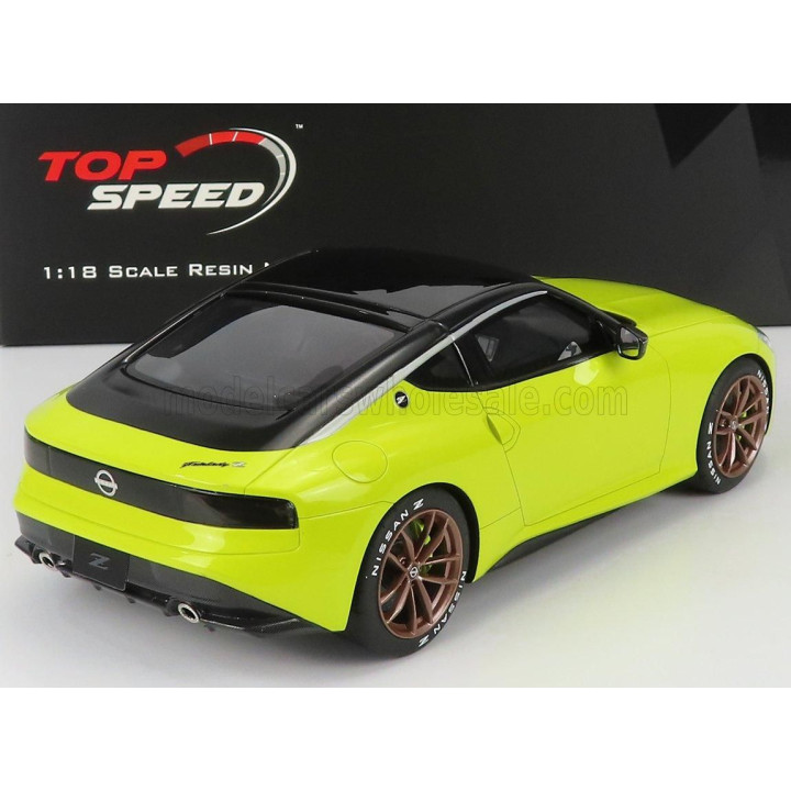 TRUESCALE NISSAN FAIRLADY Z PROTO 2021 - YELLOW BLACK 1/18