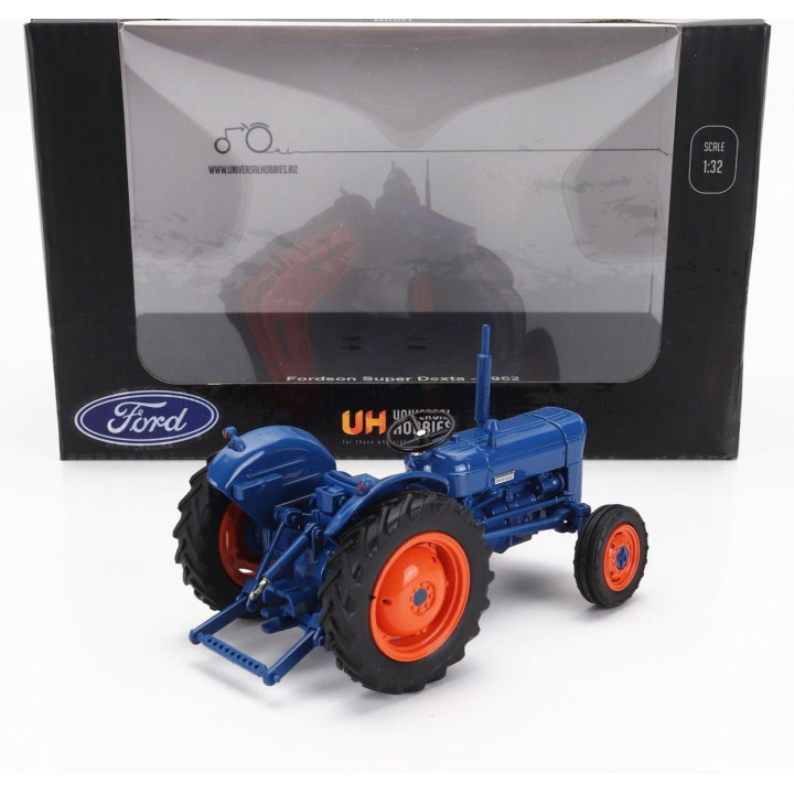 UNIVERSAL HOBBIES FORDSON SUPER DEXTA TRACTOR 1962 - BLUE ORANGE 1/32