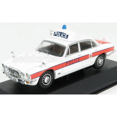 VANGUARDS JAGUAR XJ6 MKII 4.2L POLICE 1971 - WHITE ORANGE 1/43