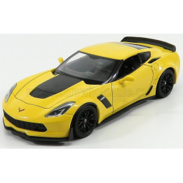 WELLY CHEVROLET CORVETTE Z06 COUPE 2017 - YELLOW 1/24