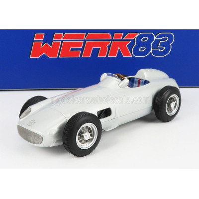 WERK83 MERCEDES BENZ F1  W196 N 0 PLAIN BODY 1954 - SILVER 1/18