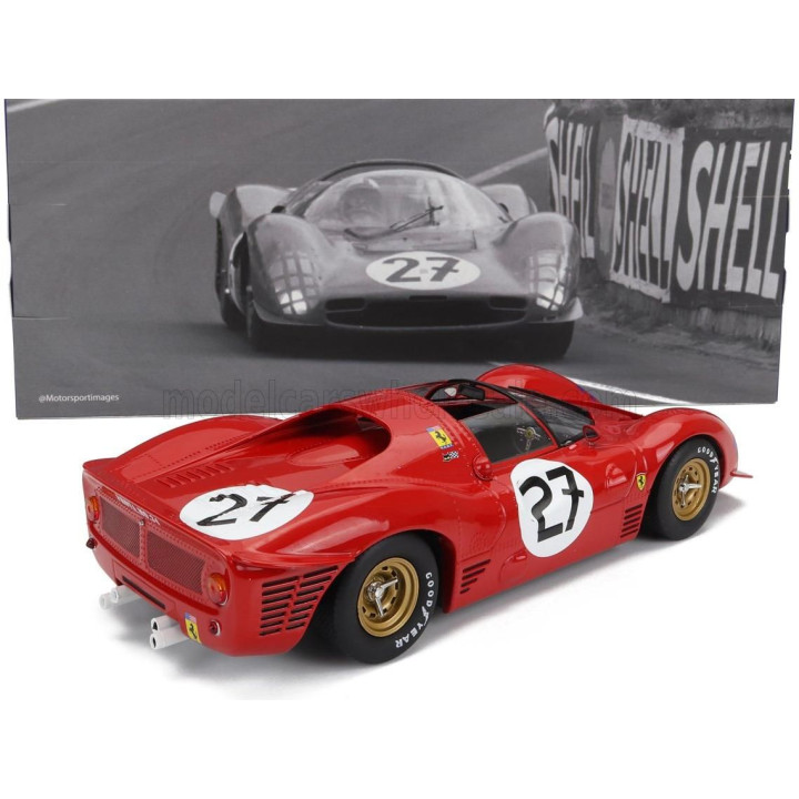 WERK83 FERRARI 330 P3 4.0L V12 SPIDER TEAM N.A.R.T. NORTH AMERICAN RACING N 27 24h LE MANS 1966 PEDRO RODRIGUEZ - RICHIE GINTHER