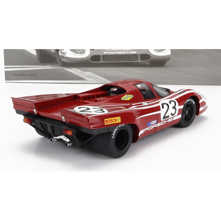 WERK83 PORSCHE 917K 4.9L TEAM SALZBURG N 23 WINNER 24h LE MANS 1970 H.HERRMANN - R.ATTWOOD - RED WHITE 1/18