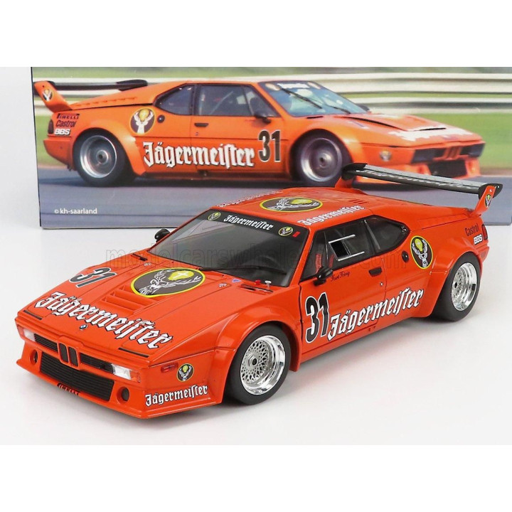 WERK83 BMW M1 PROCAR (E26) TEAM JAGERMEISTER N 31 DRT NURBURGRING 1982 KURT KONIG - ORANGE 1/18