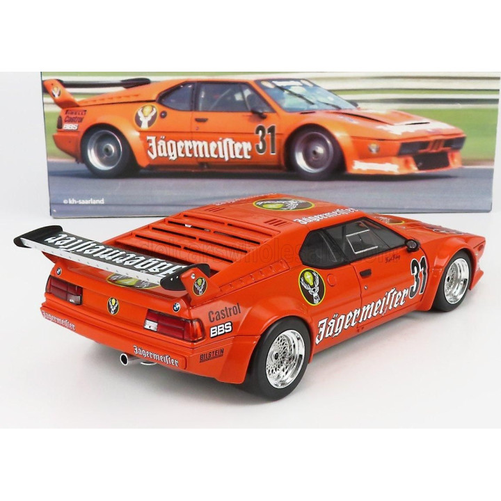 WERK83 BMW M1 PROCAR (E26) TEAM JAGERMEISTER N 31 DRT NURBURGRING 1982 KURT KONIG - ORANGE 1/18