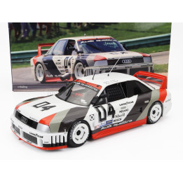 WERK83 AUDI 90 QUATTRO TEAM AUDI SPORT N 4 MILLER HIGH LIFE 500km IMSA 1989 WALTER ROHRL - HANS JOACHIM STUCK - WHITE GREY RED 1