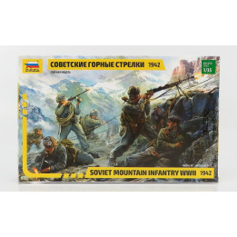 ZVEZDA FIGURES SOLDATI - SOLDIERS MOUNTAIN MILITARY 1942 1/35