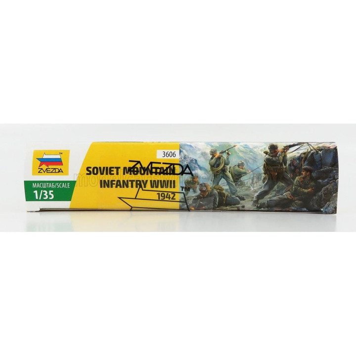 ZVEZDA FIGURES SOLDATI - SOLDIERS MOUNTAIN MILITARY 1942 1/35